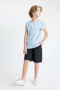 DeFacto Cargo Fit Parachute Shorts Boys' - Image 3