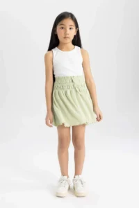 DeFacto Girls' Crepe Skirt