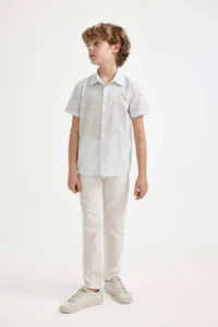 DeFacto Polo Neck Short Sleeve Shirt Boy - Image 2