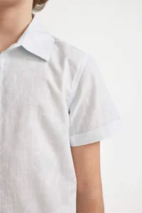 DeFacto Polo Neck Short Sleeve Shirt Boy - Image 4