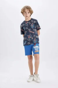 DeFacto Boys' Marvel Comics Shorts