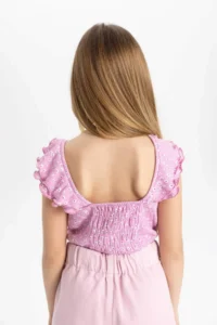 DeFacto Patterned Blouse Girls' - Image 5