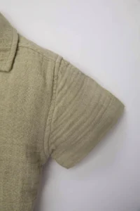 DeFacto Baby Boy Open Collar Muslin Short Sleeve Shirt - Image 6