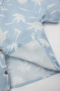 DeFacto Patterned Short Sleeve Shirt Baby Size - Image 4