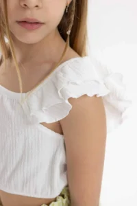DeFacto Sleeveless Blouse Girls' - Image 5