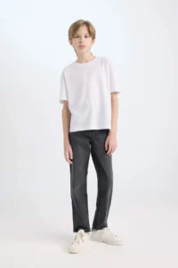 DeFacto Anthracite Boys' Jeans Pants C3698A8/NM36 - Image 2