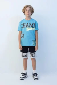 DeFacto Printed Shorts Boys' - Image 3