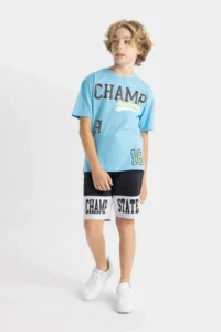 DeFacto Printed Shorts Boys' - Image 5
