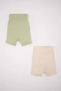 DeFacto Rib 2 Sets Shorts Baby Size - Image 4