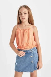 DeFacto Sleeveless Blouse Girls'