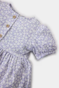 DeFacto Baby Girl Floral Short Sleeve Dress - Image 2