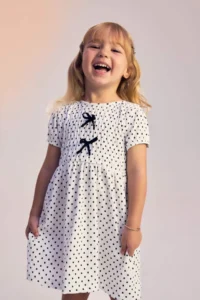 DeFacto Polka Dot Short Sleeve Summer Dress Baby Girl