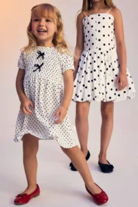 DeFacto Polka Dot Short Sleeve Summer Dress Baby Girl - Image 2