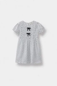 DeFacto Polka Dot Short Sleeve Summer Dress Baby Girl - Image 3
