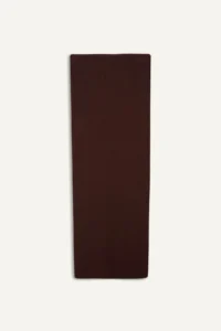 DeFacto High Waist Ribbed Camisole Basic Plain Maxi Brown Skirt