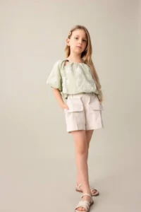 DeFacto Gabardine Shorts Girls'