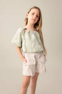 DeFacto Gabardine Shorts Girls' - Image 2