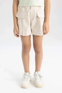 DeFacto Gabardine Shorts Girls' - Image 6