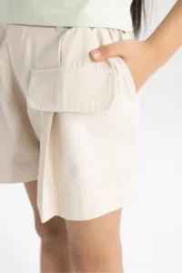 DeFacto Gabardine Shorts Girls' - Image 7