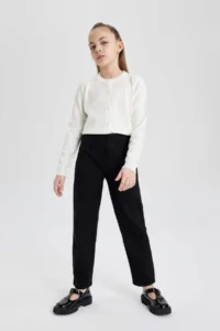 DeFacto Girls' Straight Fit Pants - Image 2