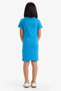 DeFacto Crew Neck Ribbed Camisole Short Sleeve Summer Dress Girls - Image 6