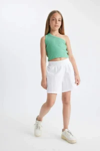 DeFacto Printed Shorts Girls' - Image 4