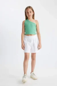 DeFacto Printed Shorts Girls' - Image 5