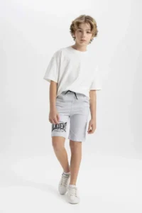 DeFacto Printed Shorts Boys' - Image 4