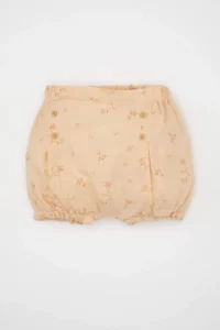 DeFacto Baby Girl Floral Muslin Shorts