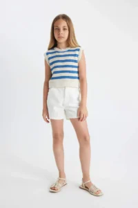 DeFacto Girls' Cotton Shorts
