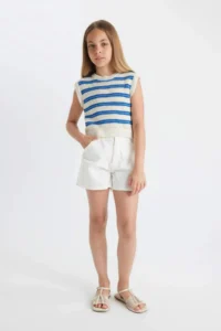 DeFacto Girls' Cotton Shorts - Image 3