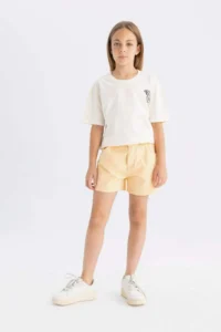 DeFacto Cotton Shorts Girls' - Image 3