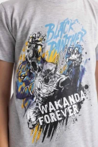 DeFacto Marvel Pajama Set Short Sleeve Top Shorts Boy - Image 5