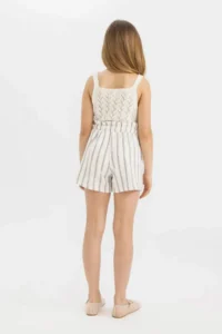 DeFacto Striped Paperbag Shorts Girls' - Image 5