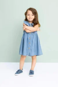 DeFacto Baby Girl Sleeveless Jeans Dress
