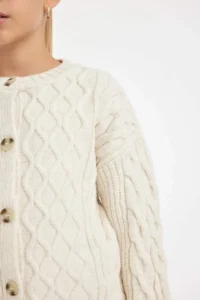 DeFacto Knitwear Crew Neck Buttoned Cardigan Girl - Image 5