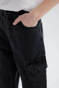 DeFacto Cargo Fit Jeans Pants Boys' - Image 5