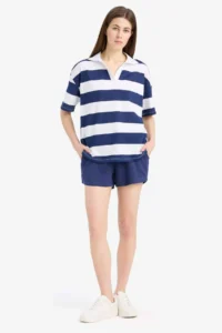 DeFacto Regular Fit Normal Waist Short Basic Straight Shorts