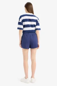 DeFacto Regular Fit Normal Waist Short Basic Straight Shorts - Image 6