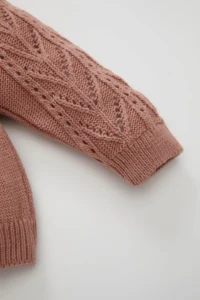 DeFacto Baby Girl Basic Plain Knitwear Crew Neck Buttoned Cardigan C7905a524au - Image 3
