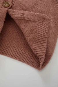 DeFacto Baby Girl Basic Plain Knitwear Crew Neck Buttoned Cardigan C7905a524au - Image 4