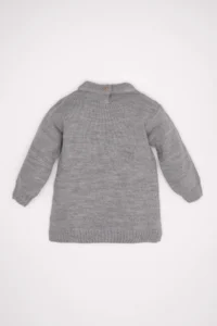 DeFacto Half Turtleneck Long Sleeve Knitwear Dress Baby Girl - Image 5