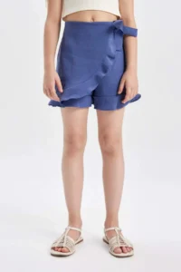 DeFacto Girls' Modal Shorts Skirt - Image 4