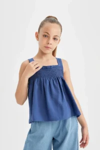 DeFacto Sleeveless Blouse Girls' - Image 4