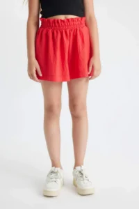 DeFacto Basic Plain Shorts Girls' - Image 5