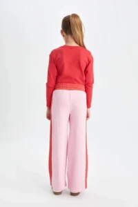 DeFacto Girl's Color Blocked Wide Leg Sweatpants - Image 7
