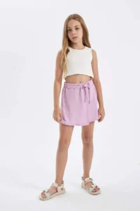 DeFacto Crepe Shorts Skirt Girls' - Image 2