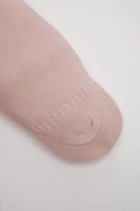 DeFacto Booties, Elastic Waist Basic Plain Knitwear Trousers for Baby Girl - Image 3