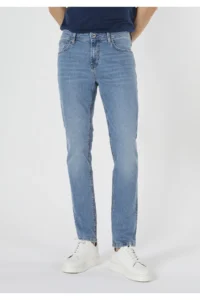 Colin's Straight Fit Low Waist Straight Leg Men's Indigo Jeans Trousers - Image 4