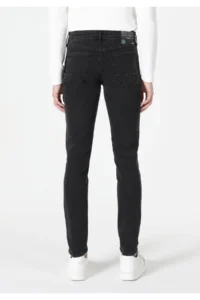 Colin's slim Fit Low Waist Narrow Leg Pocket Men's Black Jeans Pants - Image 2
